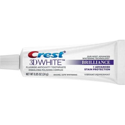 Procter & Gamble Vzorek bělicí zubní pasty Crest 3D White BRILLIANCE 24 g – Hledejceny.cz
