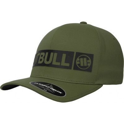 PitBull West Coast full cap HILLTOP stretch fitted olivová
