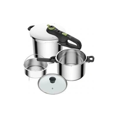 Tefal P2586800 Secure Trendy 6 l + 8 l nerez