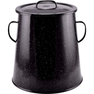 Pro-Tech shop Hrnec na sádlo se smaltovaným povrchem 20l 25,5cm černý