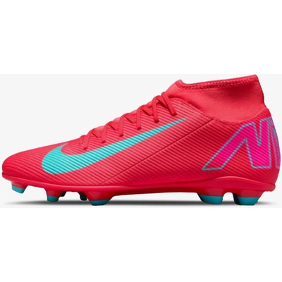 Nike Mercurial Superfly 10 CLUB FG/MG Červená Růžová Tyrkysová