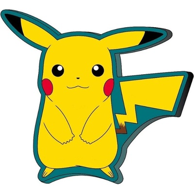 SkyBrands Tvarovaný vankúš Pokémon Pikachu 28x30