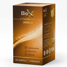 BioX VITAMÍN D3 2000 UI 120 kapsúl