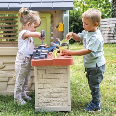 Smoby Zahradní dílna pro kutily k domečku Life – Hledejceny.cz