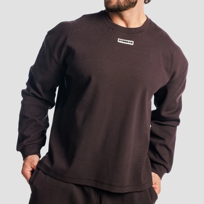 GymBeam mikina Aura Jumper Tee Brown