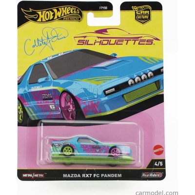 Mattel hot wheels Mazda Rx-7 Coupe Fc Pandem 1993 Světle Modrá Růžová 1:64