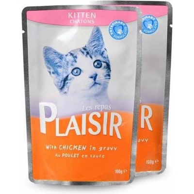 Plaisir Cat Kitten kuracie v omáčke 100 g