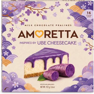 Mieszko Amoretta pralinky inspirované Ube Cheescakem 102 g