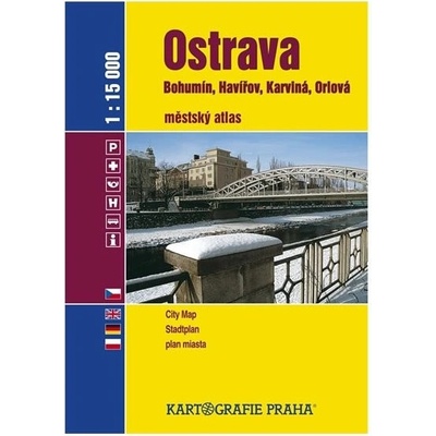 Ostrava-atlas 1:15t. Kartografie Kartografie – Hledejceny.cz