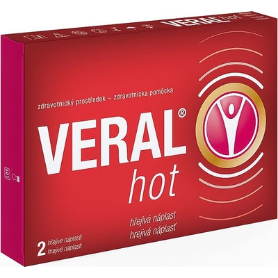 Herbacos VERAL HOT hřejivá náplast 2 ks