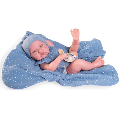 Antonio Juan 80219 SWEET REBORN NACIDO realistická miminko s celovinylovým tělem 42 cm