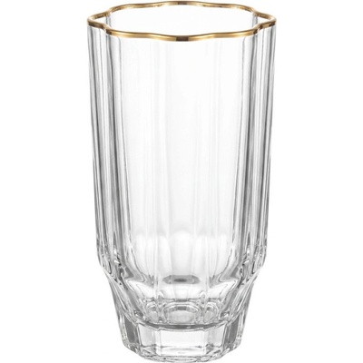 Clayre & Eef Průhledná skleněná sklenice na vodu _1 300 ml