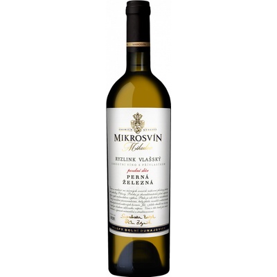 Mikrosvín Ryzlink vlašský, Traditional line, Perná - Železná, 13,5% 0,75 l (holá láhev)
