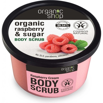 Organic Shop tělový peeling Malina 250 ml – Hledejceny.cz