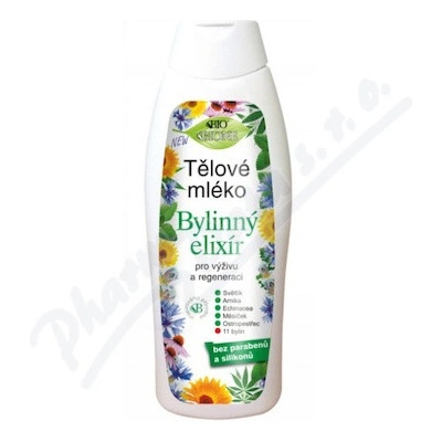 BIO BIONE Bylinný elixír Tělové mléko 500 ml
