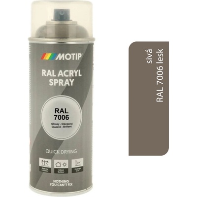 Motip Acryl 400 ml RAL 7006 lesk