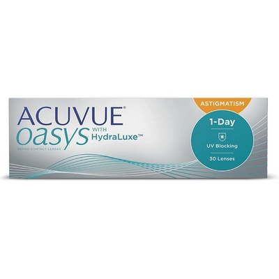 ACUVUE® OASYS 1-Day for ASTIGMATISM with HydraLuxe™ 30 čoček – Hledejceny.cz