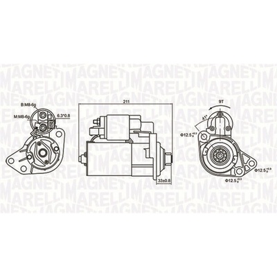 Startér MAGNETI MARELLI 063721062010