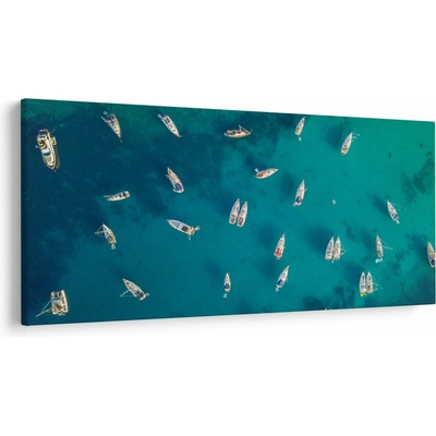 Obraz - Plachetnica, jednodielne 200x100 cm