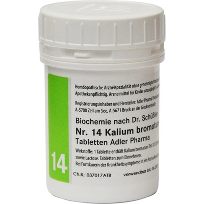 Adler Pharma Schüsslerove soli Nr. 14 Kalium bromatum D12 400 tabliet