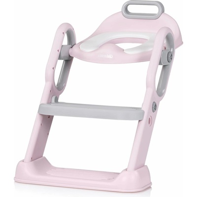 Chipolino Záchodové prkénko se žebříkem Flippy Pink
