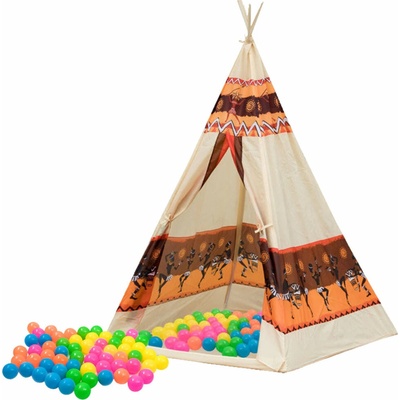 shumee Stan teepee Indian Playhouse + 60 míčků 155 cm