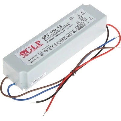 GLP Zdroj pre LED GPV-100-12, 12V/8.3A IP67