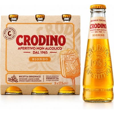 Campari Crodino nealkoholický aperitiv 3 x 175 ml