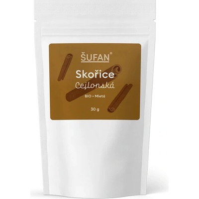 Šufán BIO cejlonská skořice mletá 30 g – Hledejceny.cz