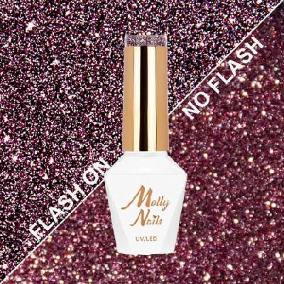 Molly Nails gél lak Flashing Lights Demode HEMA/Di-HEMA Free 8 g Nr 560