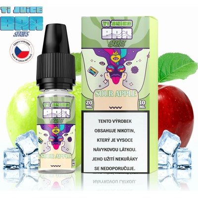 TI Juice Sour Apple BAR Series NIC SALT 50PG/50VG 10 ml 20 mg