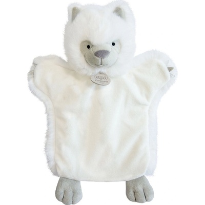 Doudou et Compagnie maňásek bílý vlk 25 cm