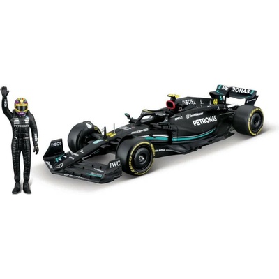 Bburago RACE Formule F1 s figurkou jezdce Mercedes-AMG W14 E Performance 2023 č. 44 Hamilton 1:24