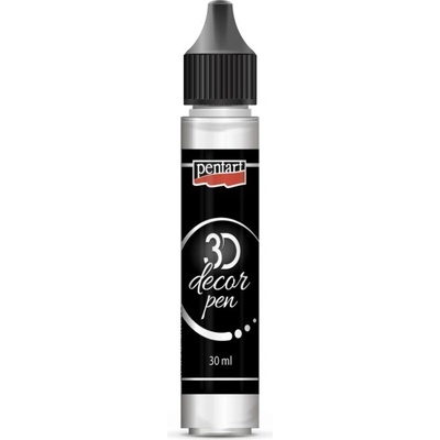 3D dekoračné pero PENTART 30 ml biele