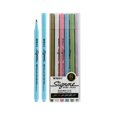 M&G Signme metalické barvy sada 6 ks 450386