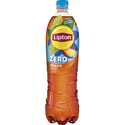 Lipton Black Ice Tea Zero Ledový čaj broskev 9 x 1,5 l