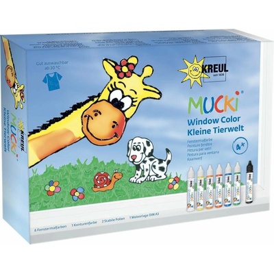 KREUL Sada barev na sklo MUCKI WINDOW COLOR 29ml Svět zvířátek – Hledejceny.cz