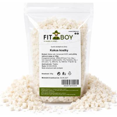 FITBOY Kokos kostky 500 g