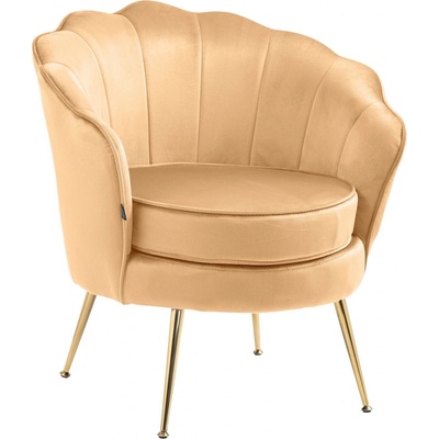Design-Shop Rosita samet žlutá
