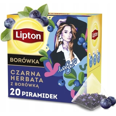 Lipton Čierny expresový čaj s čučoriedkami špeciálna edícia Verš 30 x 1,7 g
