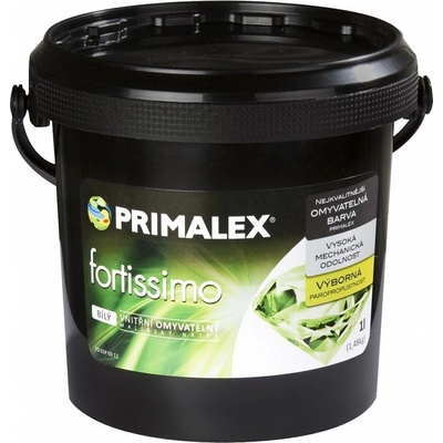 Primalex Fortissimo - umývateľná farba - biela - 1,5 Kg