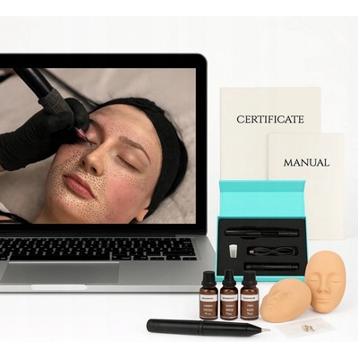Online kurz s vybavením - PMU pih - Freckles Tattoo - tištěná