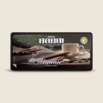 Babbi Bonette čokoládové jazýčky s pistáciovou náplní 180 g