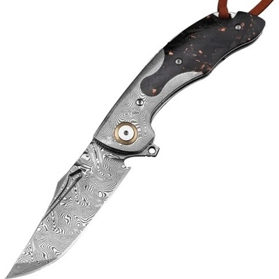 KnifeBoss damaškový Classic Carbon