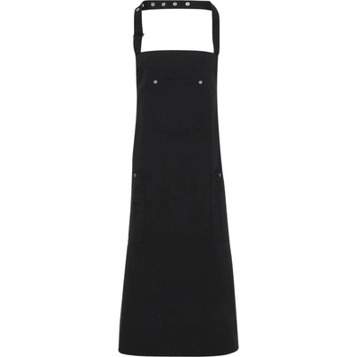 Premier Zástěra Chino PR 132 s laclem bavlněná COT-39013200299 Černá