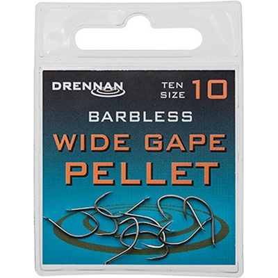 Drennan bez Protihrotu Wide Gape Pellet Barbless vel.20 10 ks