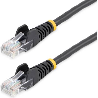 Startech 45PAT5MBK Cat5e / Cat 5 Snagless Patch 5m černý