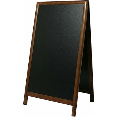 CONTACTO Tabuľa v drevenom ráme 710 x 1250 mm tmavohnedá | 7695/124