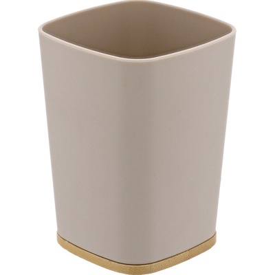 Tendance kalíšek na zubní kartáček CALMA 7,5 x 7,5 x 10,5 cm béžový – Hledejceny.cz