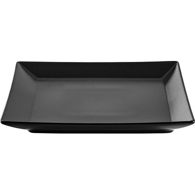 METRO PROFESSIONAL Tanier Mac 18 x 18 cm kamenina čierny 6 ks
